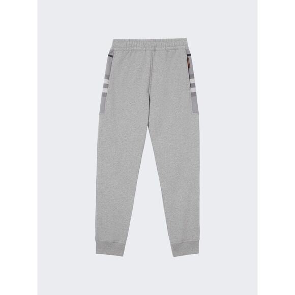 NWT Burberry Stephan Size L Pale Gray Melange Nova Check Jogger Sweatpants $800 - Picture 2 of 13